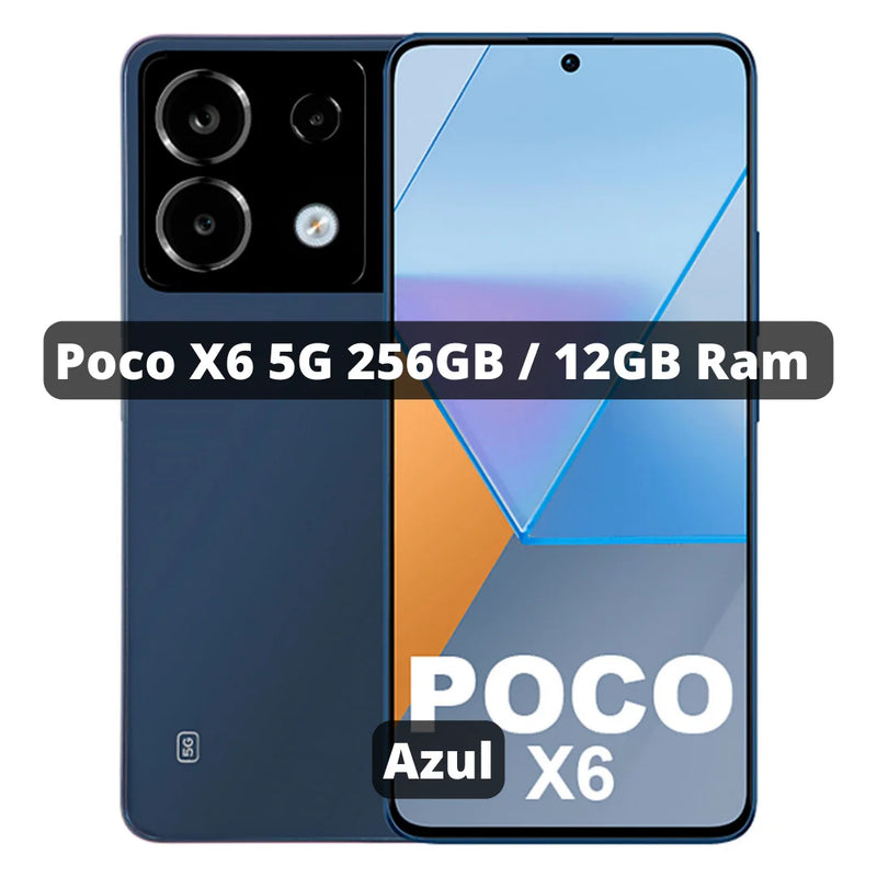 Xiaomi PocoPhone Poco X6 5G Versão Global | Smartphone 5G , ROM Global , Câmera 64MP , Carregador 67W