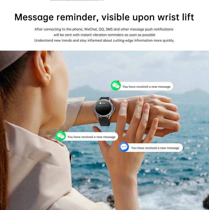 Relogio Funções xiaomi s4 ultra esportes ao ar livre relógio inteligente masculino tela amoled nfc gps bússola freqüência cardíaca à prova dwaterproof água bluetooth chamada smartwatch