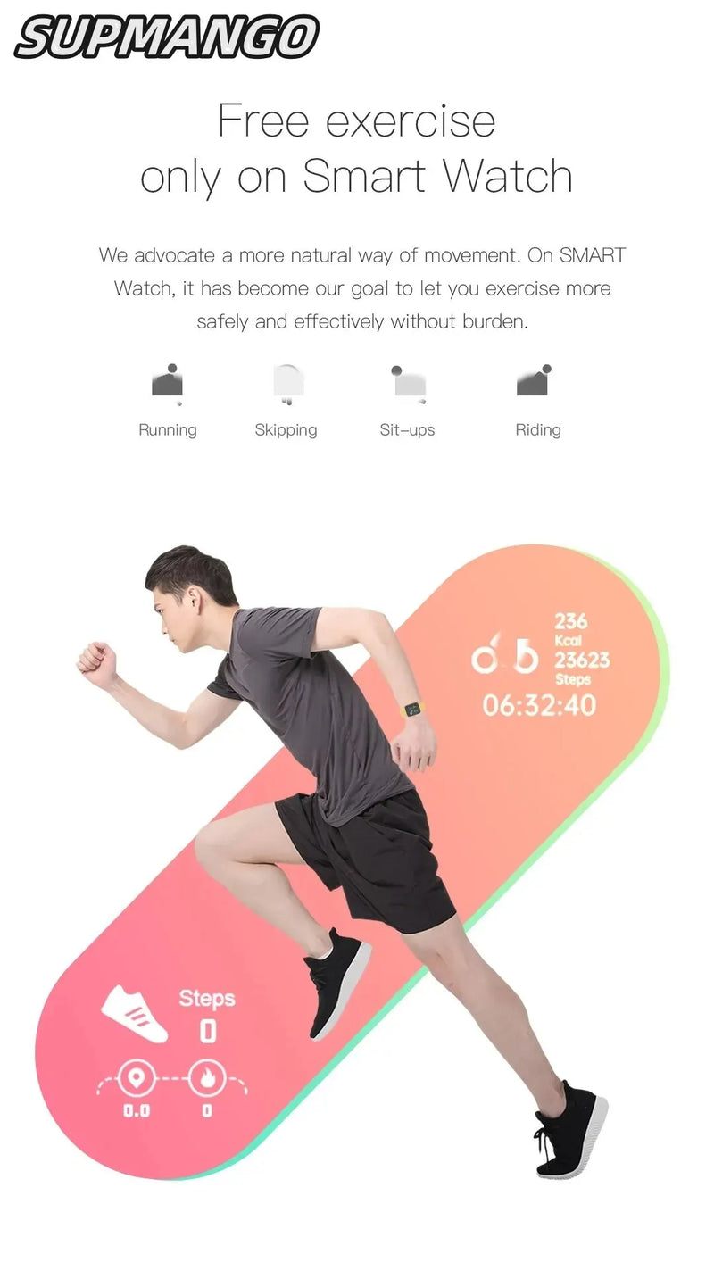 B37 Smart Watches Contagem Homens Mulheres Smartwatch Fitness Pulseira Relógios Esportivos Conectados para IOS Android