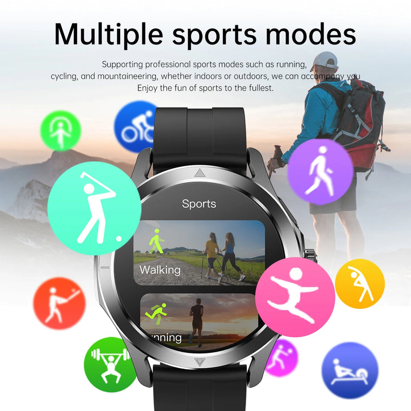 Relogio Funções xiaomi s4 ultra esportes ao ar livre relógio inteligente masculino tela amoled nfc gps bússola freqüência cardíaca à prova dwaterproof água bluetooth chamada smartwatch