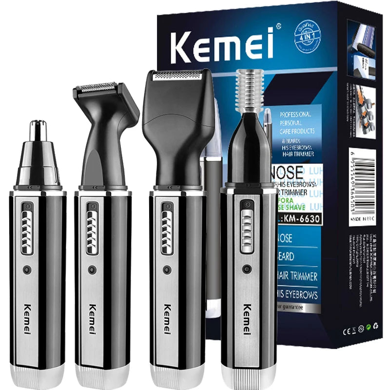 Barbeador KEMEI Pro 2025 4 em 1