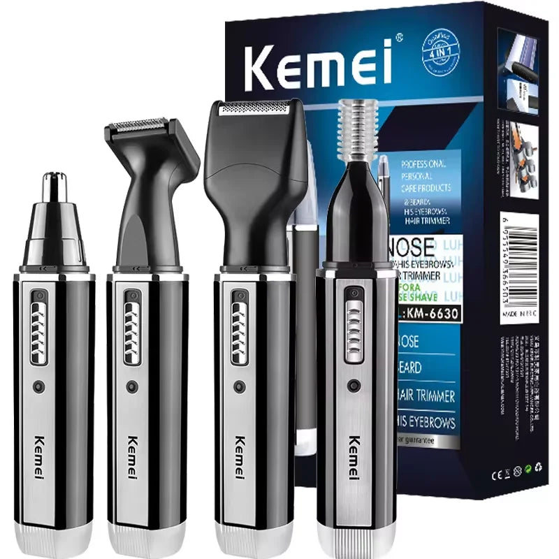 Barbeador KEMEI Pro 2025 4 em 1